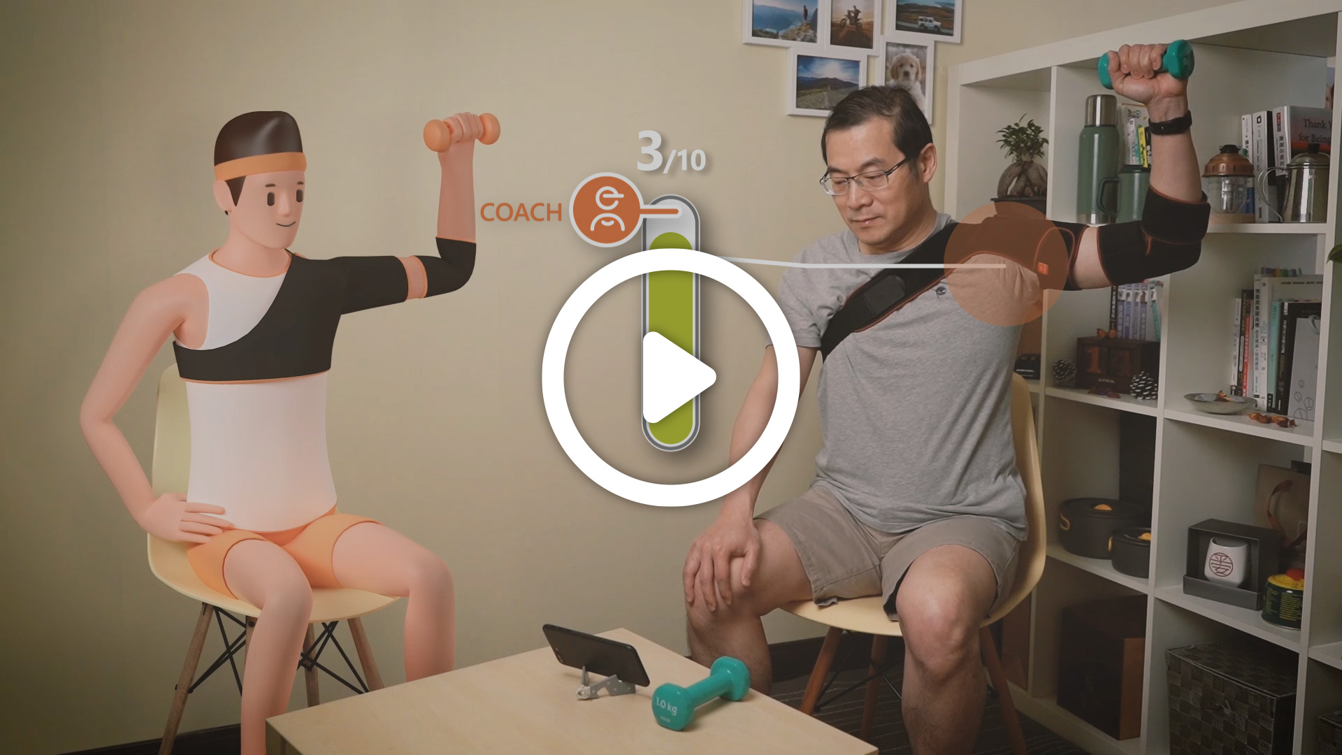 Angleasy health promotion solution, self-training, personal trainer
